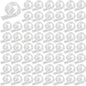 72PCS Transparent Clear Tablecloth Clips, Plastic Table Cloth Clips，Windproof Table Cover Holder Clamps，Table Cloth Holder for Christmas Home Wedding Party Indoor Outdoor Camping Picnic (72)