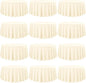 12 Pack 120 Inch Round Tablecloth, Beige Polyester Fabric Table Cloth for Round Table, Washable Tablecover for Wedding Party Dining Buffet Banquet Restaurant and Camping