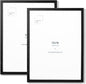 Opposite Wall - 12x16 in - Black Solid Oak Wood Picture Frame - Lightweight, Versatile & Shatterproof - Wall Hanging Poster or Photo Frame - Wall Decor for Office, Gallery & Home - 2 Pack