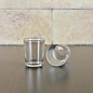 WGV Tea Light Votive Candle Holder 2.2x2.75, Clear Tiny Utility Cylinder Glass Vase, Small Planter Terrarium for Home Accent Decor, 1 Pc
