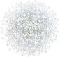 Hilitchi Glass Stones Rock Crystals Gemstones for Event Weddings Birthday Decoration Vase Fillers Table Scatter Party Table Decoration (White Rainbow Moonstone Aprox 1lb/455g/Bag)