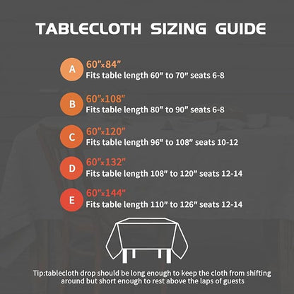 EVERLY 100% Pure Linen Rectangle Tablecloths 60x120Inches for Dining,Buffet Parties,Picnic,Events,Weddings and Restaurants,Decorative Halloween,Thanksgiving Machine Washable Tablecloths-Dark Grey
