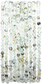 Faceted Natural Prehnite Stone Round Loose Semi Gemstone Beads for Jewelry Making 2-2.5mm 38cm