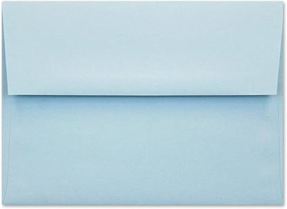A7 Invitation Envelopes - Peel & Press - 24lb Heavy Duty Envelopes for Wedding Baby Shower Birthday Invitations - 5 1/4" x 7 1/4" (Pastel Blue, 250)