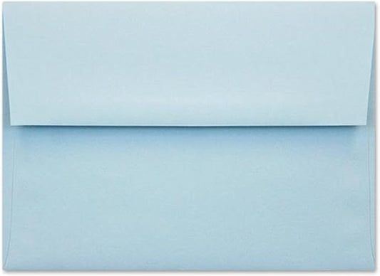 A7 Invitation Envelopes - Peel & Press - 24lb Heavy Duty Envelopes for Wedding Baby Shower Birthday Invitations - 5 1/4" x 7 1/4" (Pastel Blue, 500)