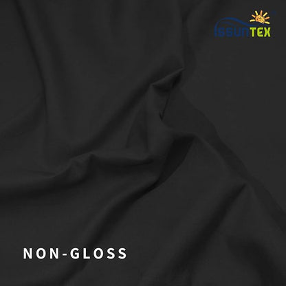 ISSUNTEX 10X16 ft Background Muslin Backdrop, Photo Studio, Collapsible High Density Screen for Video Photography and Television-Black