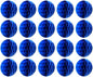 20pcs Honeycomb Flower Balls Party Honeycomb Balls Decoration Paper Flower Balls Tissue Paper Flower Ball Pom Poms Ball for Birthday Wedding Home Decor (6inch, Royal Blue)