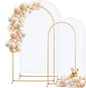Metal Arch Backdrop Stand and Cover Set, 7.2FT, 6FT Party Backdrop, Easy to Assemble, Backdrop Stand for Parties, Birthday, Baby Shower
