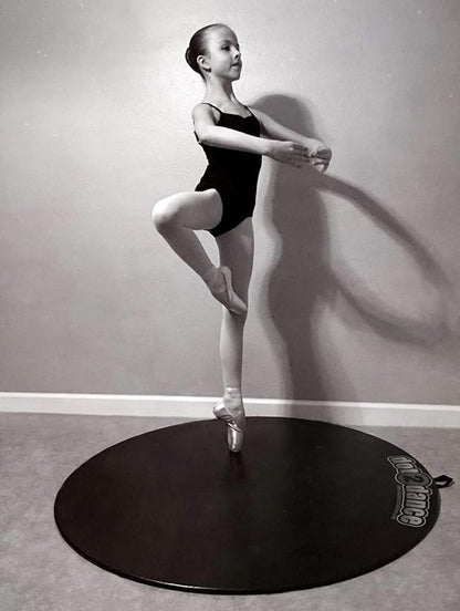 Portable Dance Floor, Marley Flooring Ballet Training Equipment, Tap Dance Floor, Turning Boards for Dancers & Figure Skating Practice Mat, Tap Board for Tap Dancing, Practice Pirouette
