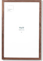 Opposite Wall - 11x17 in - Dark Solid Oak Wood Picture Frame - Lightweight, Versatile & Shatterproof - Wall Hanging Poster or Photo Frame - Wall Decor for Office, Gallery & Home