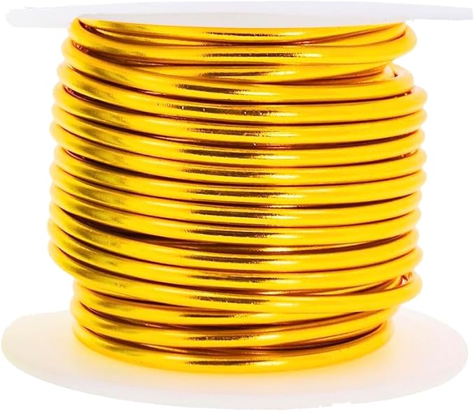 Mandala Crafts 2.5mm 10 Gauge Pastel Color Anodized Aluminum Wire for Sculpting, Armature, Jewelry Making, Gem Metal Wrap, Garden, Colored and Soft, 4 Rolls