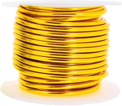 Mandala Crafts 2.5mm 10 Gauge Pastel Color Anodized Aluminum Wire for Sculpting, Armature, Jewelry Making, Gem Metal Wrap, Garden, Colored and Soft, 4 Rolls