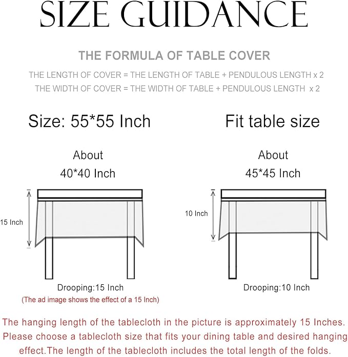 patdrea Designer Small Tablecloths for Square Table,Vintage Linen Anti-Wrinkle Durable Tablecloth,Tropical Style Table Cover for Kitchen Dining,Christmas,Thanksgiving,55"x55"-Pineapple a