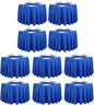 LTC LINENS 10 Pack 108 Inch Round Tablecloths Royal Blue - Bulk for 48 Inch Round Table Floor Length - Wrinkle Resistant Polyester Fabric Cloth for Wedding