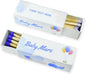 Customizable Baby Shower Matchboxes – Set of 10 – Cute Baby Design – Colorful Matchsticks – Perfect for Baby Shower Favors (2" Matchsticks, Baby #3)