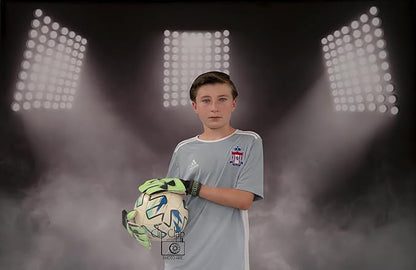 Kate 7x5ft Sport Backdrop for Photoshoot Stadium Photography Background Spotlight Backdrop for Portrait