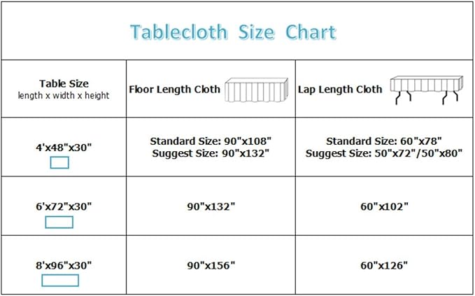 SquarePie Sequin Tablecloth 90 x 156 Inch Baby Blue Sparkly Table Linen for Wedding Party
