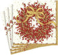 Caspari Pepperberry Paper Cocktail Napkins - Two Packs of 20