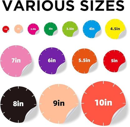 Custom Stickers - Personalized Labels, Customized Stickers with Any Design Image Logo Text, 100 Labels (Scalloped, 4"x4")