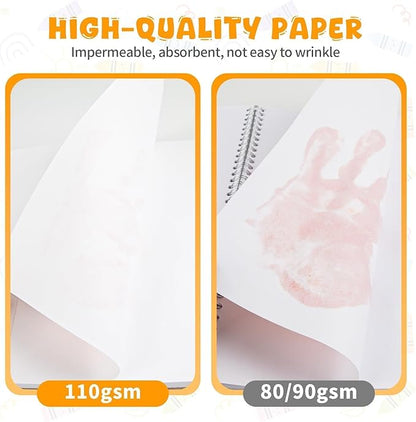 Umriox Drawing Pad for Kids, 6" x 9" Sketch Book, 2-Pack Sketch Pad (80 Sheets Each), 110gsm Acid-Free Drawing Paper, Glue-Bound Art Sketchbook for Kids' Classroom, Travel & School Art Supplies