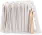 500pcs Individually Wrapped Wooden Coffee Stirrers - 5.5" Coffee Stir Sticks, Round End Disposable Stir Sticks, For Coffee, Cocktail and Hot Drinks