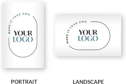 Weddingstar Matchboxes Stickers for Corporate Gift - Your Business Logo - Pack of 50 Navy