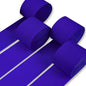 PartyWoo Blue Crepe Paper Streamers 4 Rolls 328 ft Pack of Royal Blue Crepe Paper Rolls for Graduation Wedding Baby Shower Gender Reveal Birthday Party Decorations (1.8 Inch x 82 Ft/Rolls)