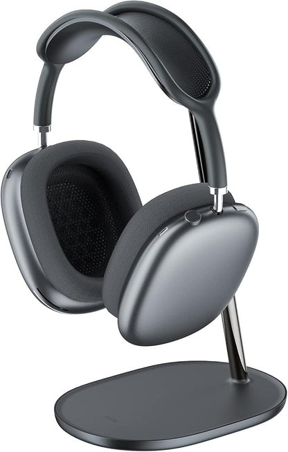 BENKS Desktop Headphone Stand Universal Headset Holder Hanger Mount with Protective Silicone Pad, Gaming Headset Accessories, Compatible with AirPods Max, Beats, Bose, Sony and so on(Black)
