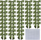 2.5" Hgzgch Sage Green Satin Ribbon Bow for Gift Wrapping, Premade Bows for Crafts, Cake, Party Favors, Handmade Bows with Double-Sided Tape, Self Adhesive Bows for Presents, Treats, Christmas - 50pcs