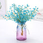 32PCS Crystal Artificial Flowers Bouquets Handmade Acrylic Flower Branches Fake Beaded Baby Breath Floral Crafts for Wedding Party Home Decor