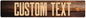 Custom Sign, Custom Street Sign, 11 Font Colors, 13 Font Styles, 4 Hole Options, 22 Sizes, 6x30 Inches, Rust Free DiBound, Fade Resistant, Made in USA by My Sign Center (Vintage Wood)