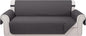 Reversible 4 Seater Sofa Cover 91 Inch Large Couch Cover Furniture Protector(Sofa XX-Large,Dark Grey/Dark Grey)