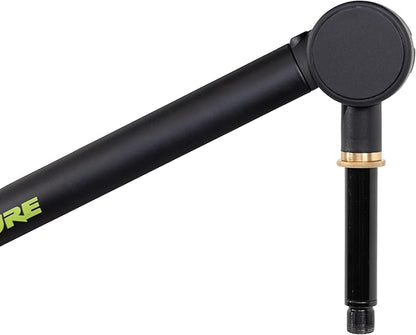 Shure by Gator Deluxe Articulating Desktop Podcasting Mic Boom Arm with Cable Management Channel; (SH-BROADCAST1)