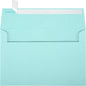 LUXPaper A9 Invitation Envelopes | Peel & Press | 5 3/4" x 8 3/4" | Seafoam Blue | 80lb. Text | 50 Qty