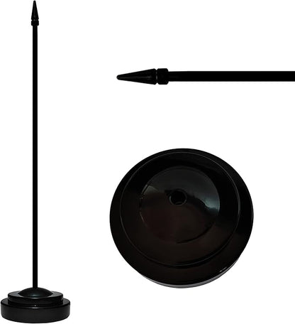 12 Pack Mexico Desk Flags Set, Mexican Small Mini Table Office Flags with 12" Solid Black Pole, 8.2 x 5.5 Inches, Home and Office Decoration, Festival Celebrations