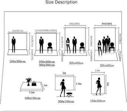 3x5ftAqua Backdrops Portrait Backdrops for Photography Mottled Photo Background