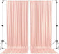 AK TRADING CO. 10 feet x 10 feet Polyester Backdrop Drapes Curtains Panels with Rod Pockets - Wedding Ceremony Party Home Window Decorations - Blush Pink (DRAPE-5x10-BLUSH) (Pack of 24)