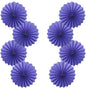 Purple Party Decorations,Purple Bridal Shower Decorations,Halloween Decor Events Accessories,Retirement Decorations Paper Fans Bulk 12in,Anniversary Decorations for Party 30 Color DIY Set(Purple)