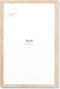 Opposite Wall - 11x17 in - Natural Solid Oak Wood Picture Frame - Lightweight, Versatile & Shatterproof - Wall Hanging Poster or Photo Frame - Wall Decor for Office, Gallery & Home