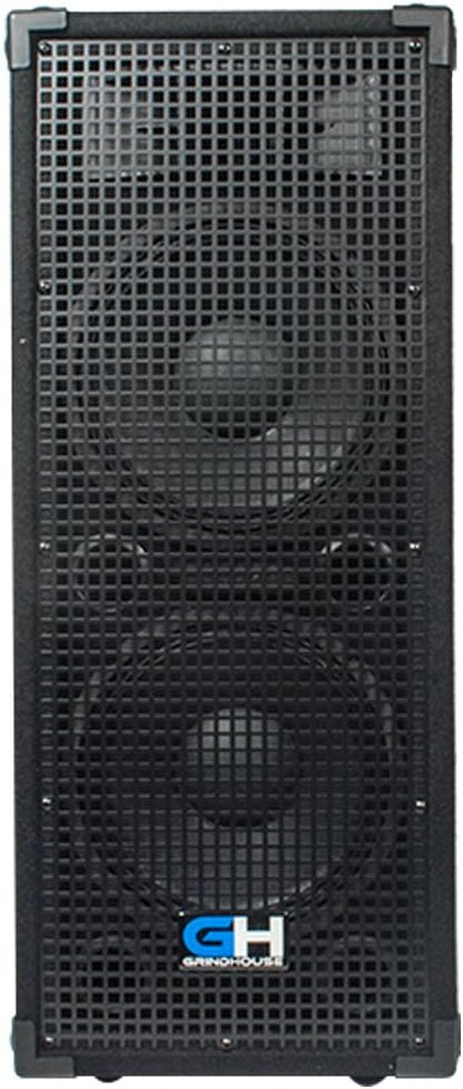 Grindhouse Speakers - GH210L-Pair - Pair of Passive Dual 10 Inch 2-Way PA/DJ Loudspeaker Cabinets - 1050 Watt each Full Range PA/DJ Band Live Sound Speaker