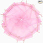 Wudygirl 100pcs Sheer Pink 5''X7 Organza Bags with Drawstring Jewelry Lipstick Pouches Baby Shower Party Wedding Favors Chocolate Candy Bags (Pink 5x7)