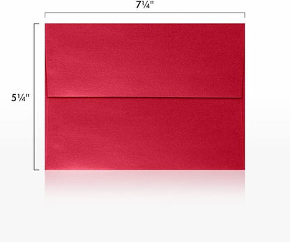 LUXPaper A7 Invitation Envelopes | Peel & Press | 5 1/4" x 7 1/4" | Jupiter Metallic | 80lb. Text | 500 Qty