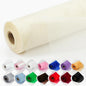 Crystal Organza Fabric Tulle 11 Inch by 50 Yards Sheer Tulle Rolls for DIY Craft Wedding Party Baby Shower Decor Gift Wrapping Party Supplies (Ivory)