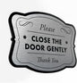 Custom Outdoor Personalized Aluminum Driveway Signs - Waterproof USA Made, Design 3 Metallic Silver 18x12