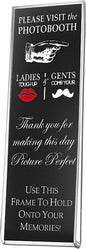 pbf PHOTO BOOTH FRAMES 2x6 Magnetic Picture Frames for Refrigerator | 2 x 6 Clear Magnetic Acrylic Frames for Photo Strips | Magnetic Photo Holders for Fridge, Locker, Sign Holder (100-Pack)