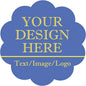 Custom Stickers 70-1000 Personalized Labels for Birthday Party Wedding, Customized Stickers for Business Logo(Flower)