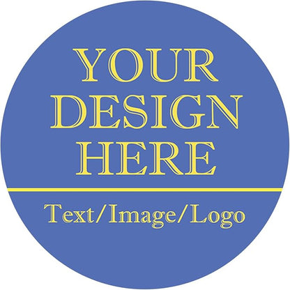 Custom Stickers 70-1000 Personalized Labels for Birthday Party Wedding, Customized Stickers for Business Logo(Round)