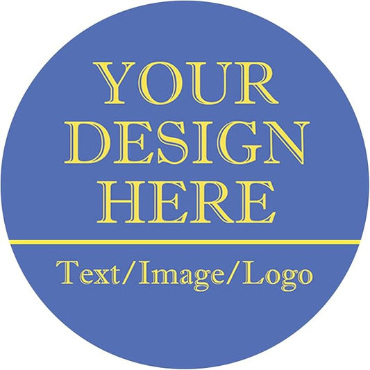 Custom Stickers 70-1000 Personalized Labels for Birthday Party Wedding, Customized Stickers for Business Logo(Round)