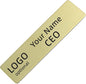 Stainless Steel Durability Gold Custom Name Tag With Pin or Magnet or Adhesive Tape,Metal Easy To Read Name Badge,Personalized Engraved Nametag for Cops, Nurses, Doctors,Employee,Workers (Gold)