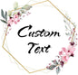 Custom Stickers for Weddings, Birthdays & Businesses - Personalized Labels with Your Logo - Waterproof, Fade and Heat Resistant - Pack of 100-1000 (Wreath K, 2 Inch)